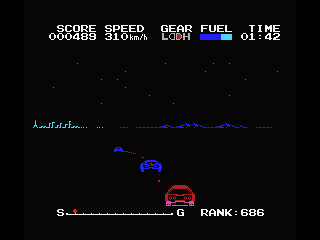 Hyper Rally screenshot 6 for MSX